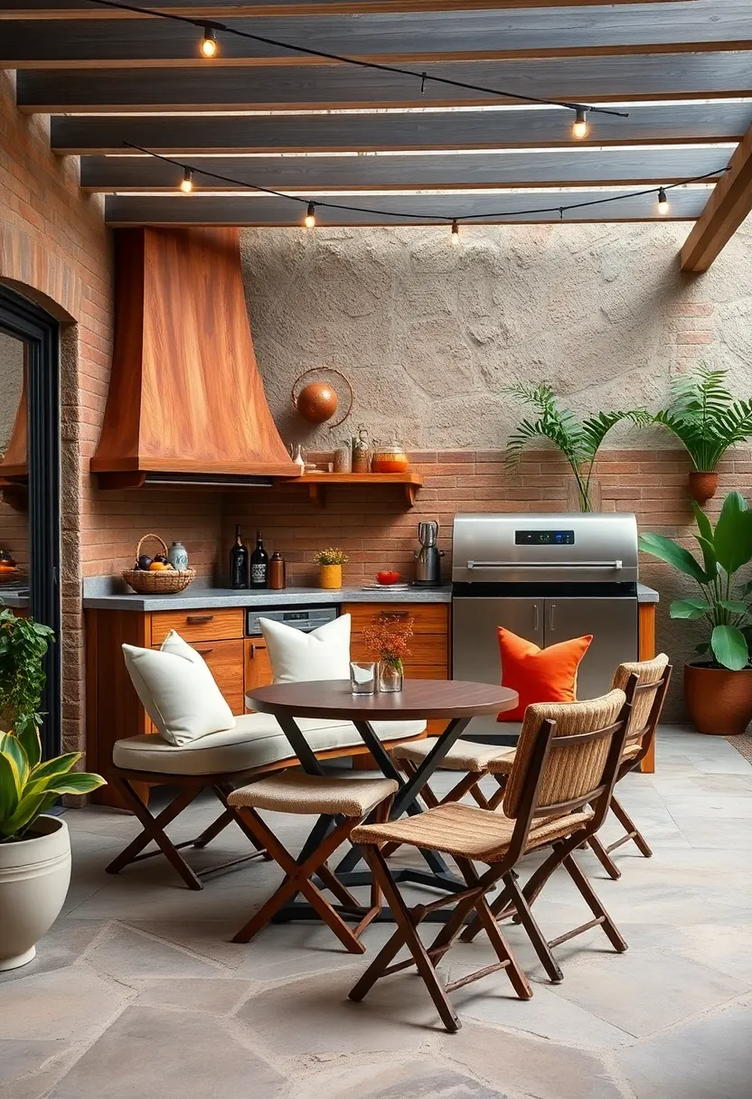 Collapsible Furniture Pieces: Use foldable stools and tables that can be stored away easily to open up the area