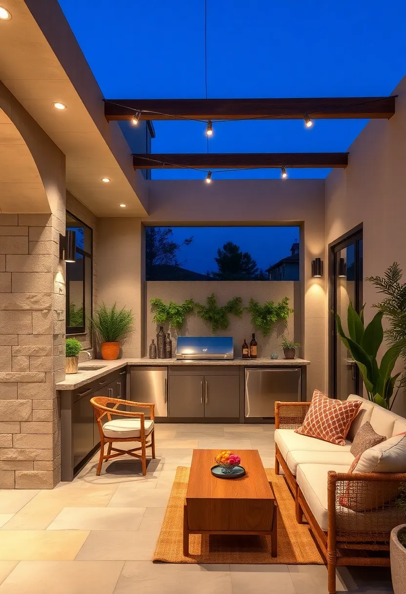 Use of Mirrors for Depth: Strategically place weather-proof mirrors to create an illusion of a larger, more open area