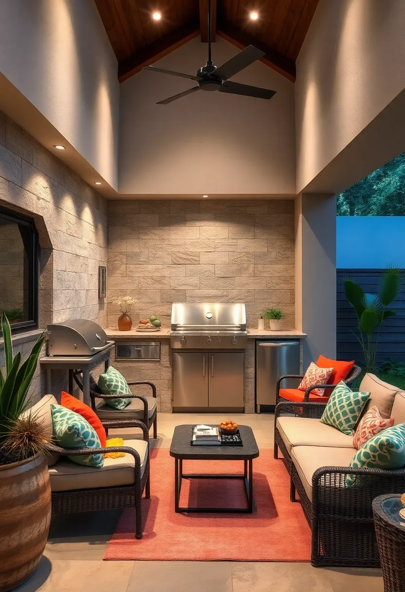 Wall-Mounted Flat-Top Grills: Save countertop space by installing grills directly onto vertical structures