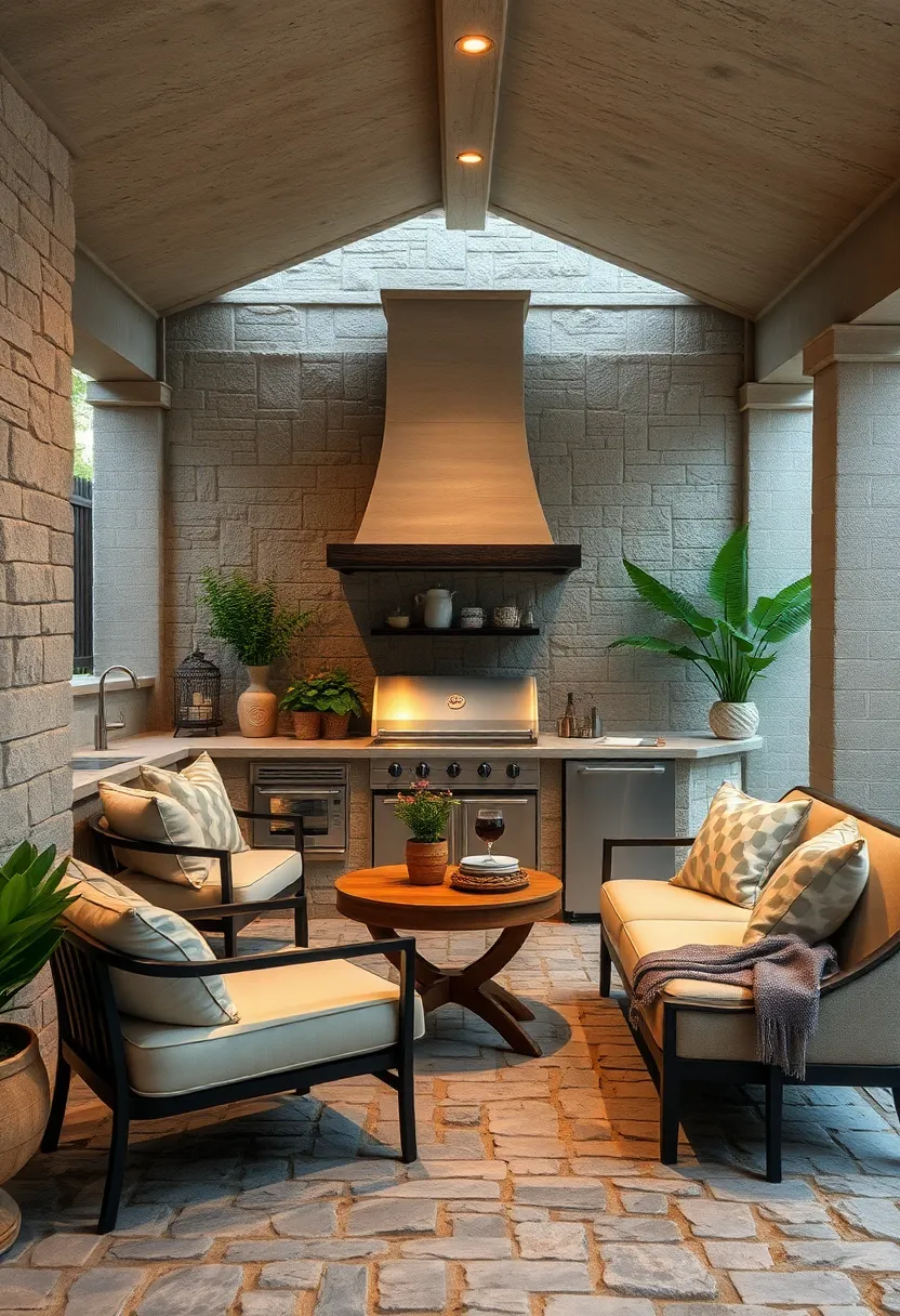 Cobblestone Cooking ⁢Nook:‌ Frame⁣ your cooking nook with cobblestones to evoke old-world ‍charm in a cozy ⁤corner of your backyard