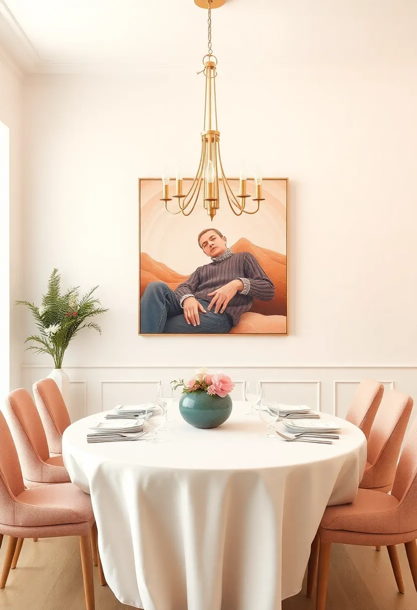 Artistic Displays: Showcasing Pastel Artwork to Captivate Dinner Guests