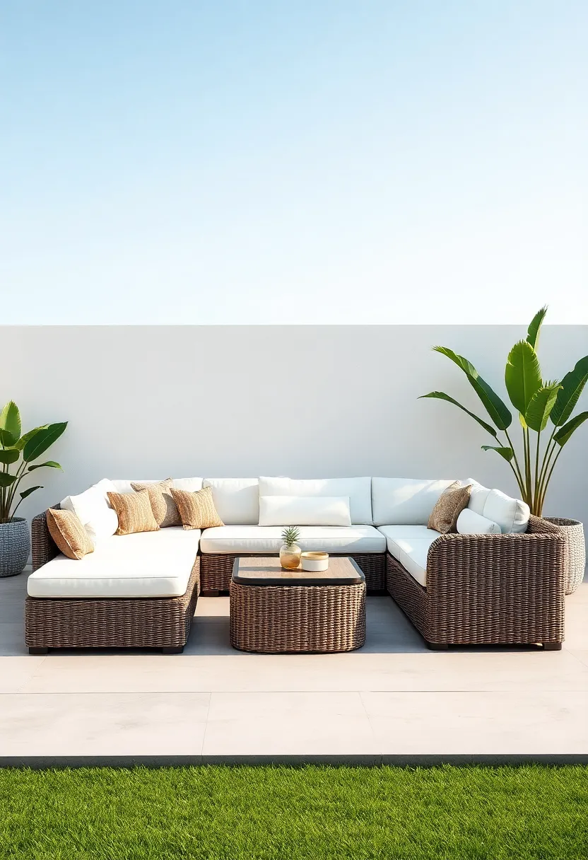 Customizable Wicker Modular Sofa:‍ Create⁢ your dream ​outdoor configuration with ⁢a customizable ⁤modular sofa that ‍adapts to your space