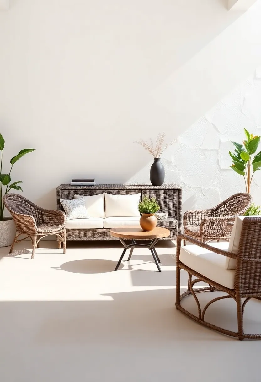 Stylish Wicker Sideboard: Elevate your outdoor dining experience with a‌ stylish wicker​ sideboard, offering‍ space for‌ serving and ​storage