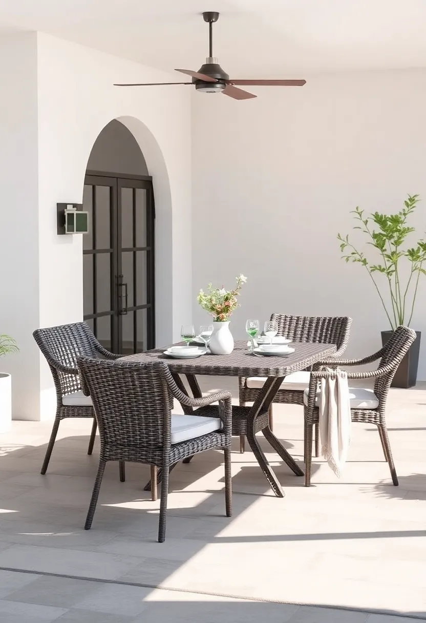 Versatile Wicker dining Set: Host memorable⁤ al fresco‌ dinners with ‍a stylish wicker⁣ dining set ⁢that effortlessly ⁤combines form ⁢and function
