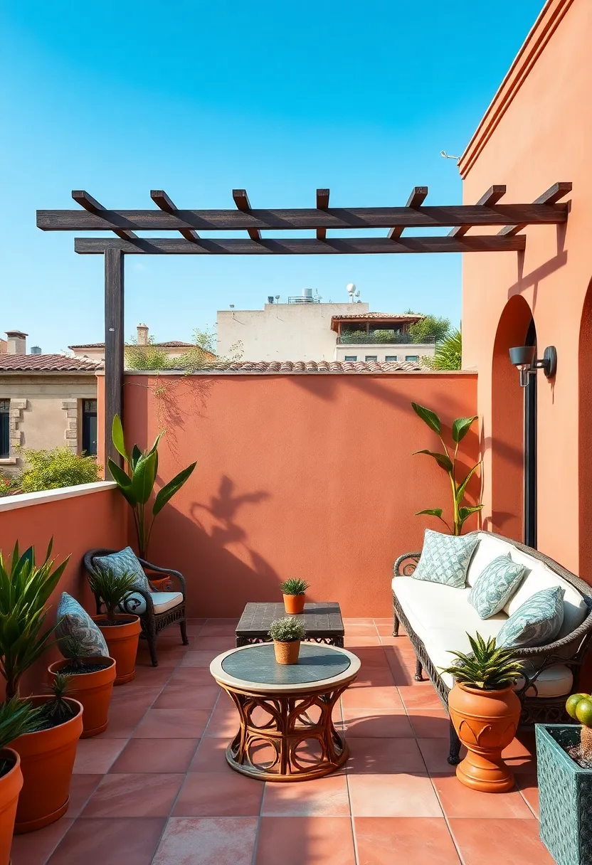 Invoking Mediterranean Vibes with Terracotta and Baroque Elements