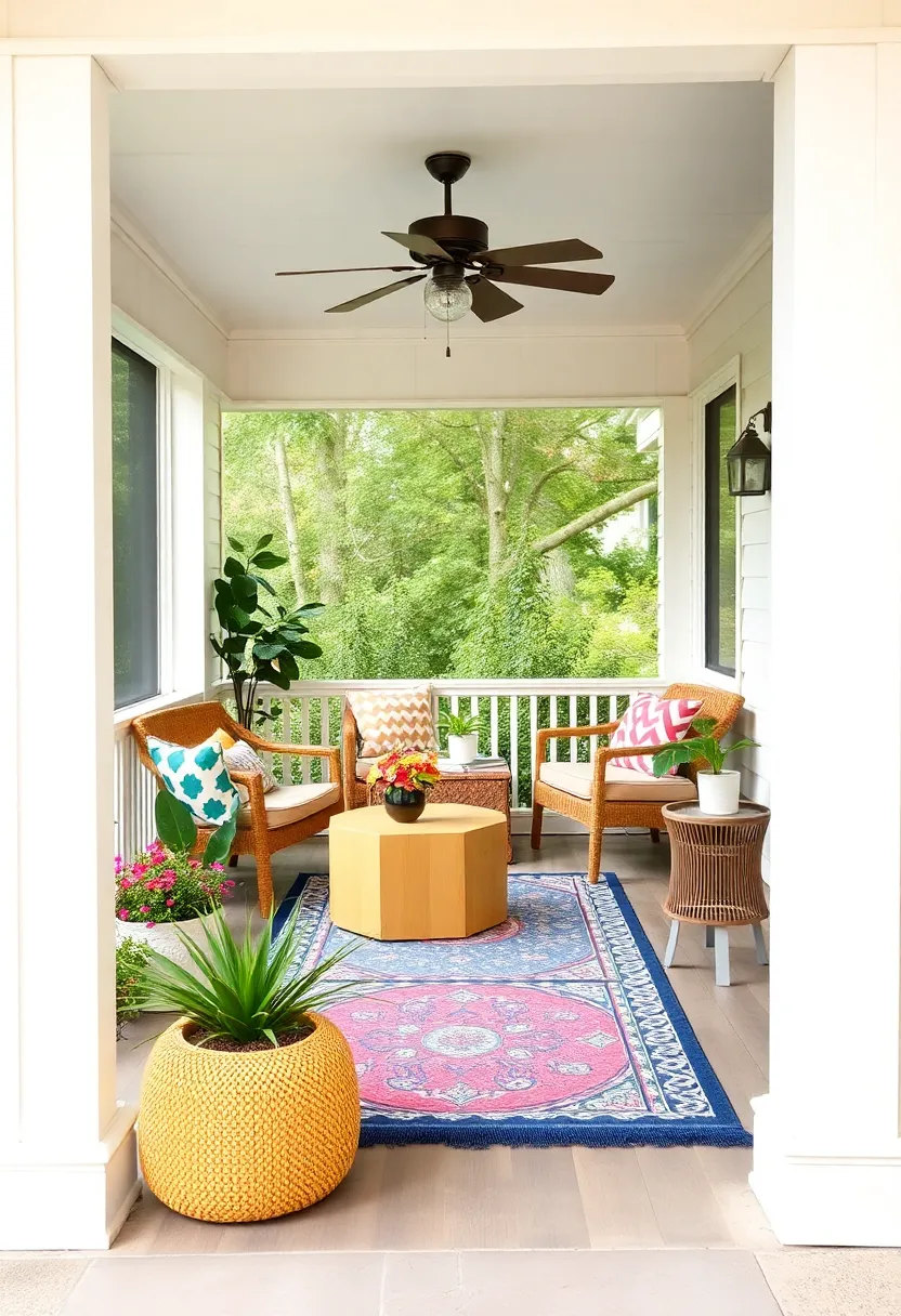 Color ⁤Pop ⁣Accessories: Add colorful cushions, rugs, and decor items to‍ liven up your screened porch, making ⁣it ⁣a cheerful and inviting space