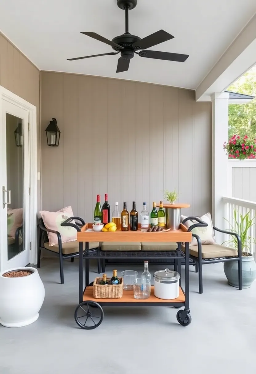 Outdoor Bar Cart: Create an easy-access outdoor bar with a stylish cart, ⁤perfect ⁢for entertaining guests​ while enjoying good weather ⁢and great company