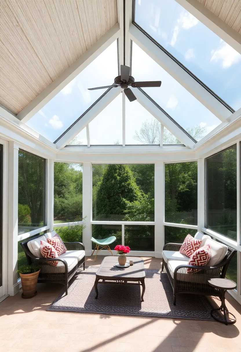 Skylights‍ for sunlight:⁤ Consider installing skylights that allow natural light to flood your screened porch,creating⁣ an uplifting and bright gathering space