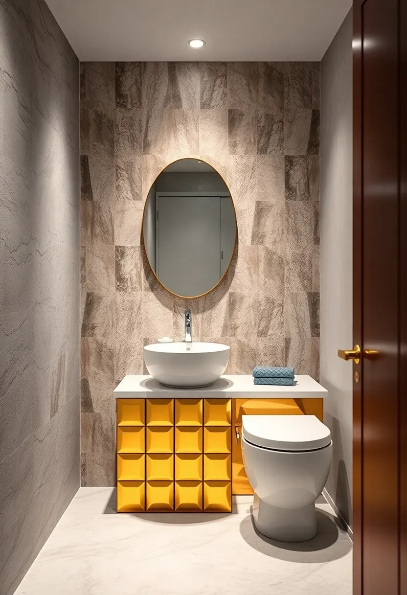 Metallic⁢ Gold Cubes: ⁤Reflective gold cubes catch the light, adding luxury⁤ and ⁤drama to ⁤small spaces