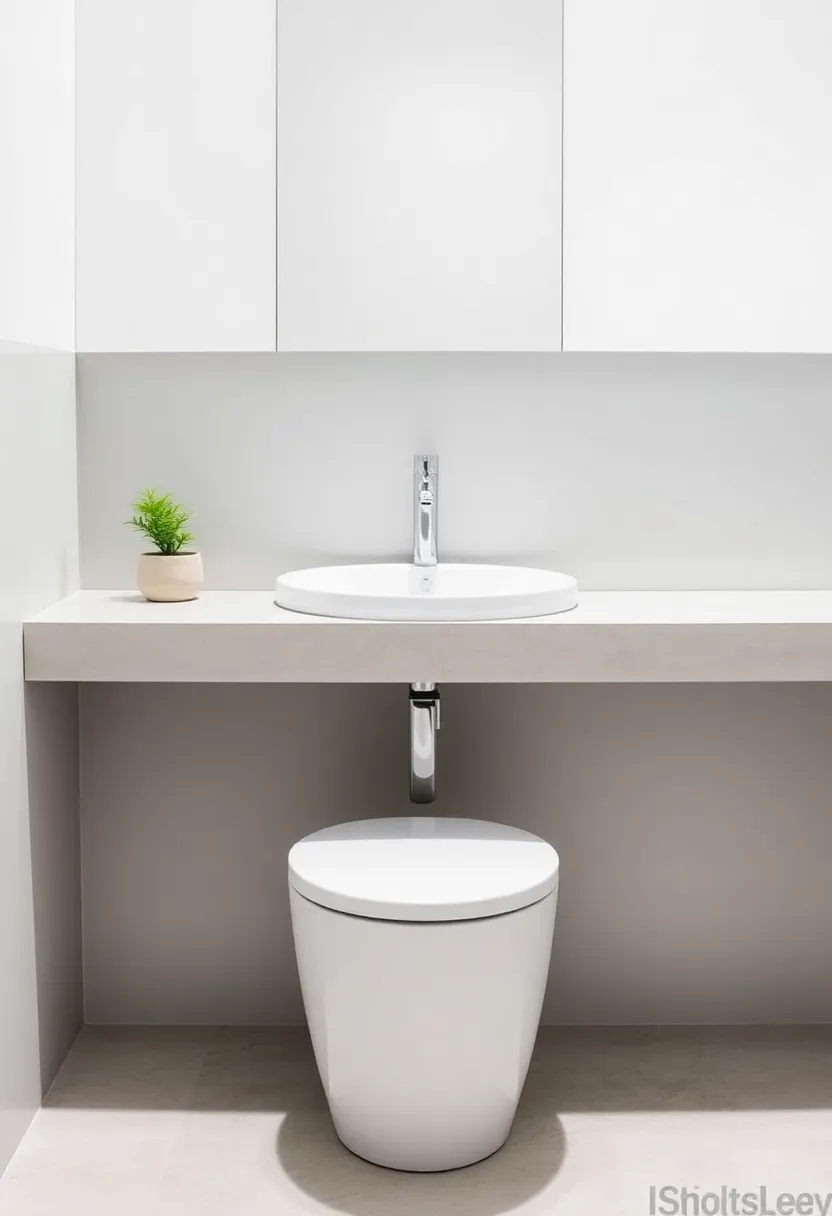 Integrated Basin and Countertop: choose a basin that blends seamlessly with the countertop for a unified, polished appearance