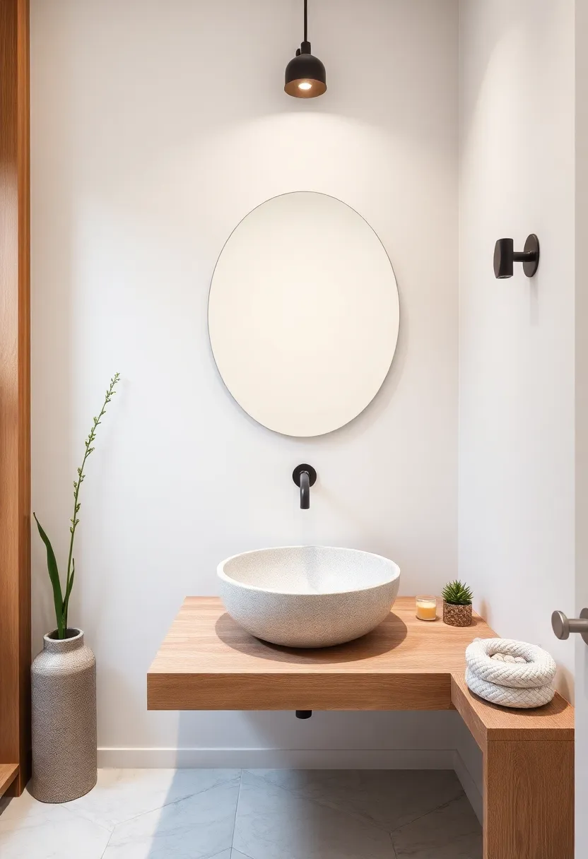 Nature-Inspired Designs: Select a sink made from natural materials like stone or wood to bring an organic feel to the space
