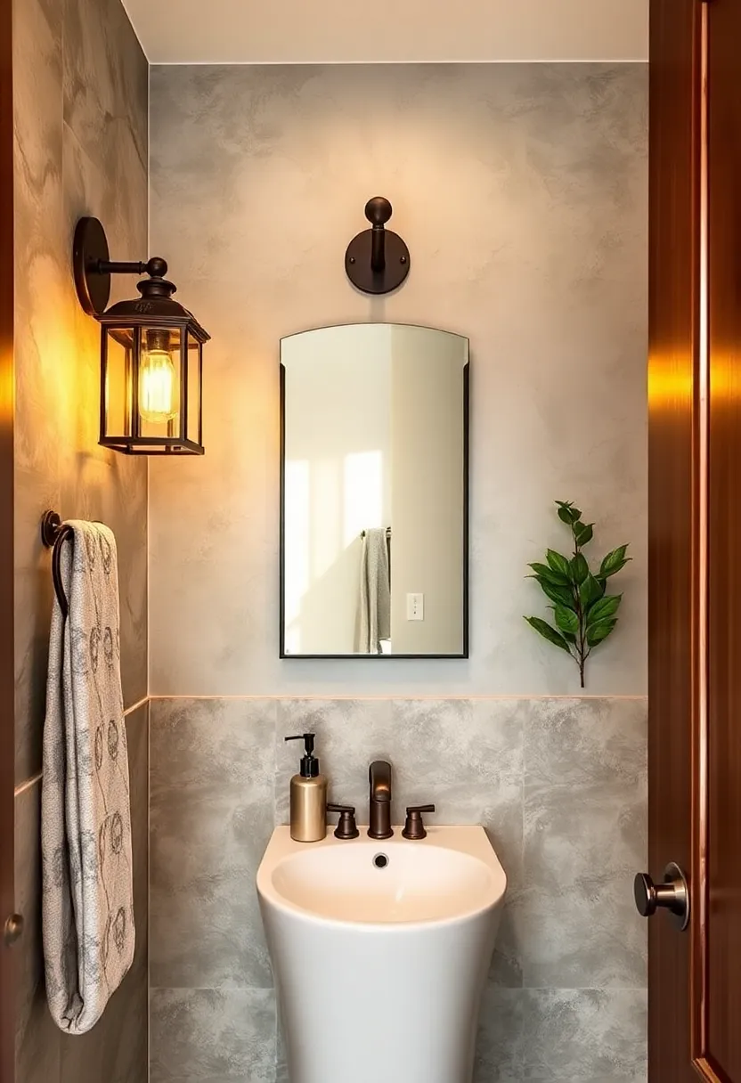 Antique Lantern Wall Light: A delicate patina finish pairs with glass panels to create nostalgic, old-world charm