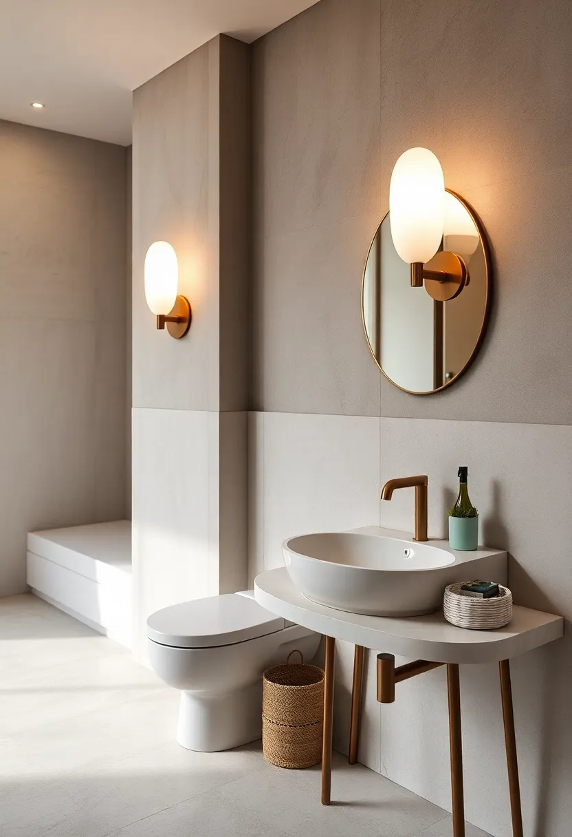 Contemporary Oval Wall sconce: Smooth oval shapes with a‌ glossy finish create a ⁤calm and balanced ⁤ambiance