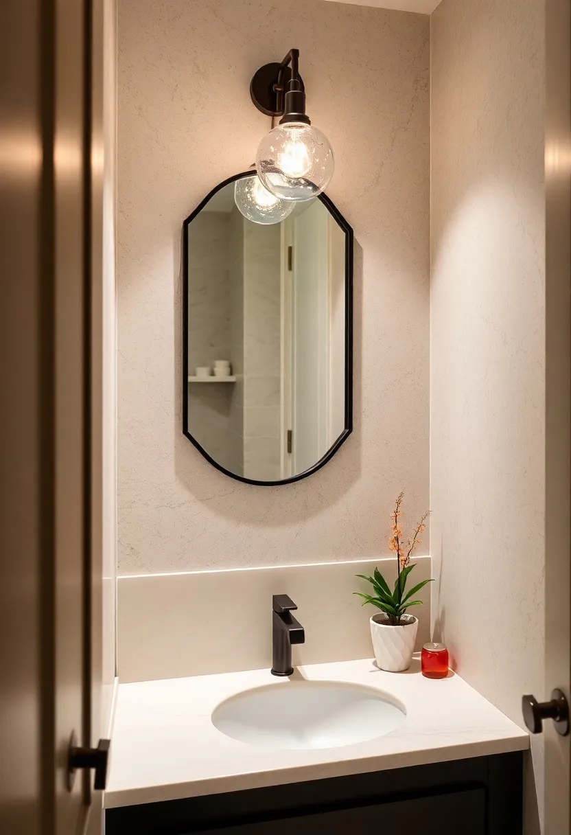 Hand-Blown Glass Orb Sconce: Unique, artisanal glass‍ orbs add‍ character and a splash ⁣of color to brighten up any bathroom