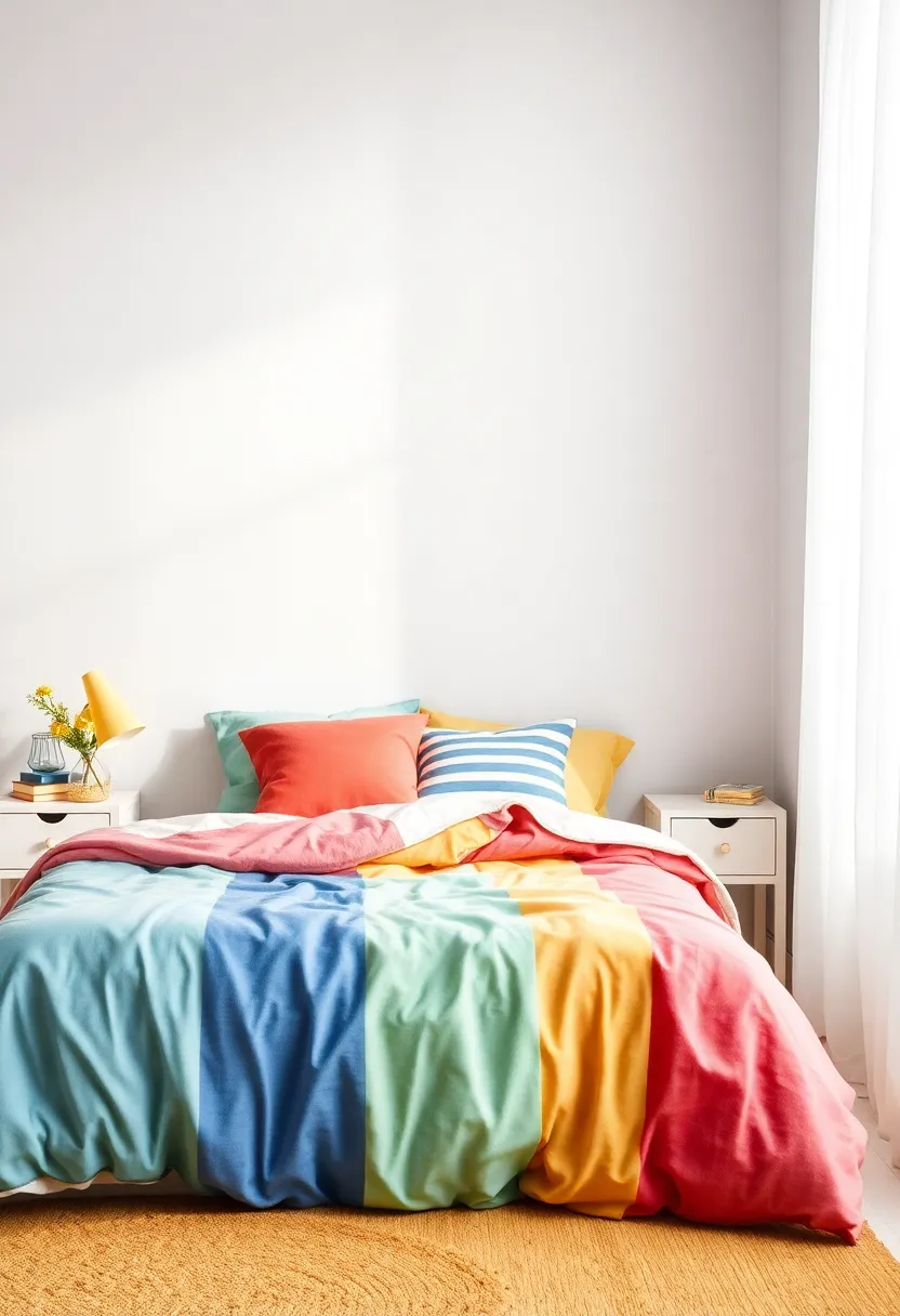 The⁣ role ⁢of‌ Textures: ​Diverse Fabrics‍ for a⁢ Cozy‌ Rainbow Bedding Experience