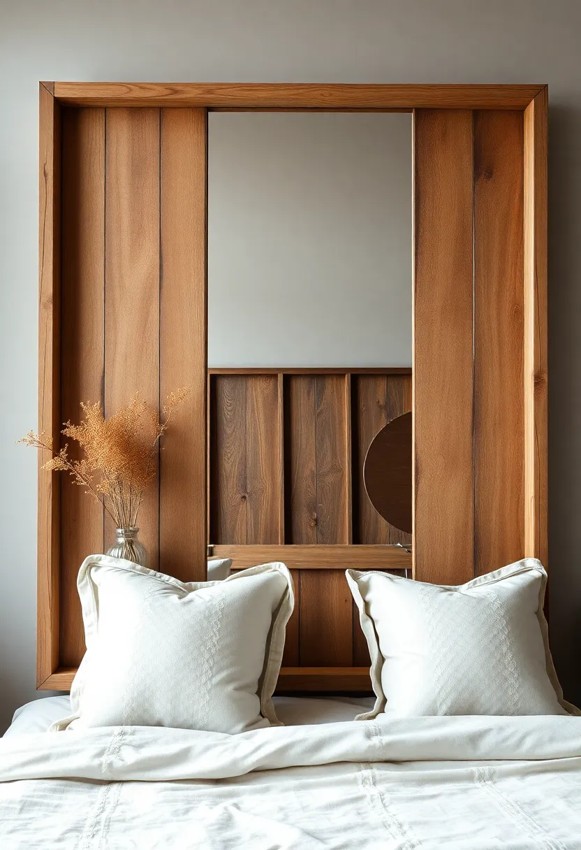 Rustic​ Mirrors: Hang a large,⁣ framed mirror with a⁤ distressed finish to ⁣both brighten your‌ space and create ​the ‌illusion of ​a wider ‍area