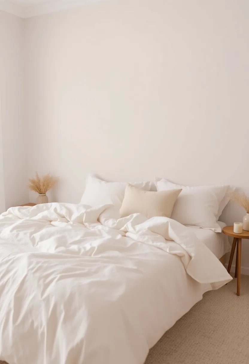 Soft, Neutral Fabrics: Choose bedding ⁢made ⁤from soft,​ breathable materials⁤ like cotton or‌ linen ⁣in neutral ⁢tones for a calming and rustic ‌vibe