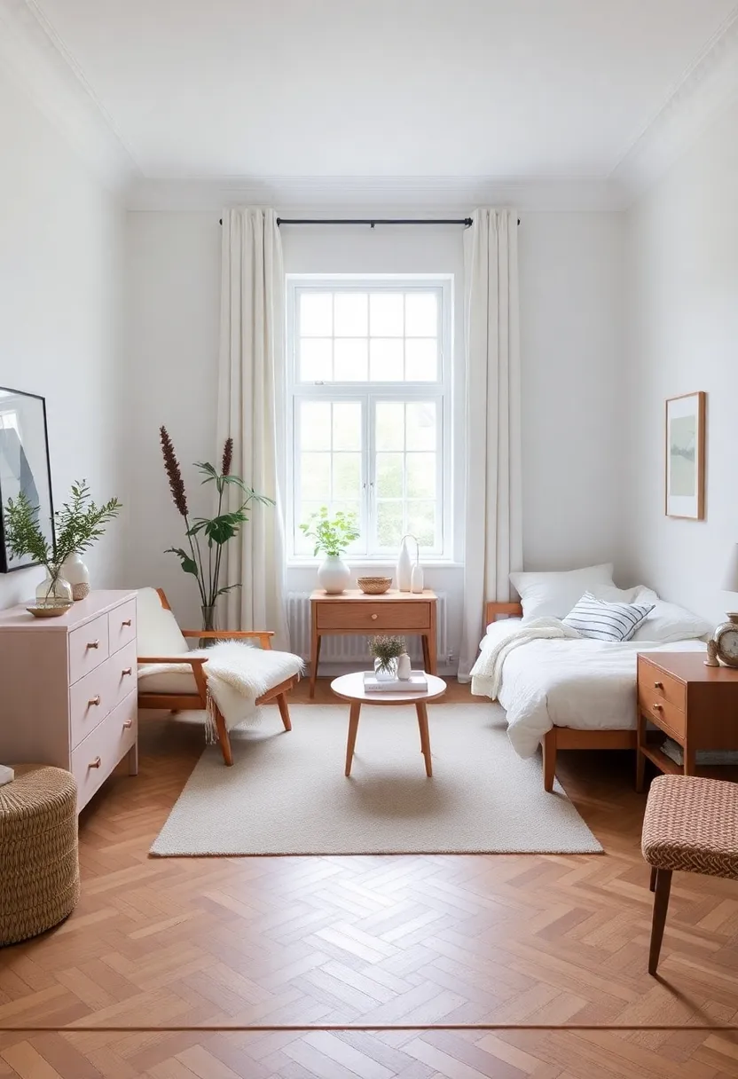 Balance with Symmetry: Arrange furniture and decor in symmetrical patterns for a calming visual order