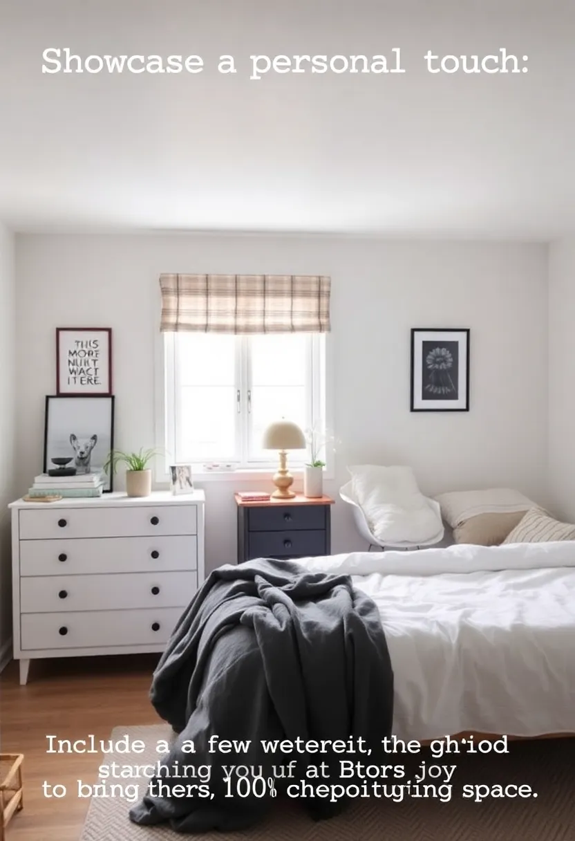 Showcase a Personal Touch: Include a few personal items that bring joy ‌without cluttering the space