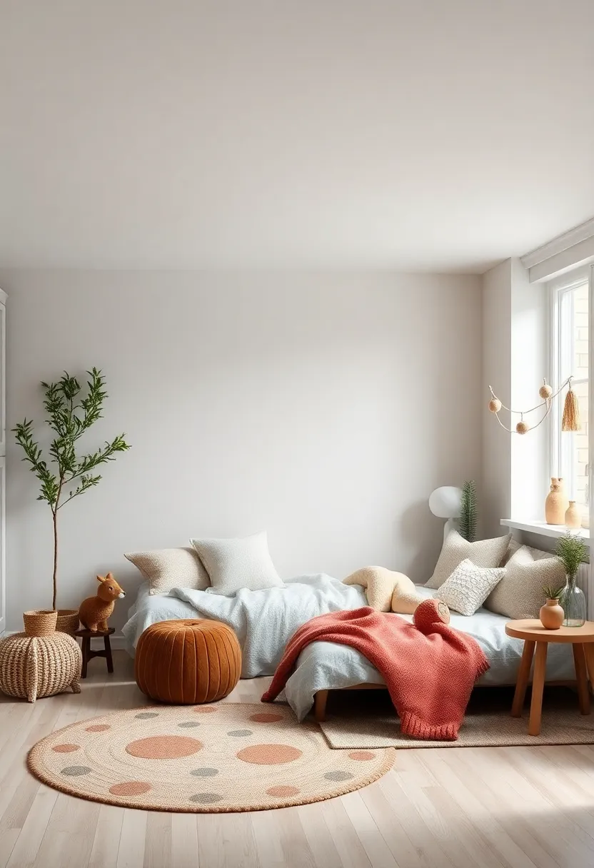 Whimsical Woodland Themes⁢ Inspiring Imaginative Scandinavian Kids’ Rooms with ⁣Soft⁣ Earthy​ Textures and Natural Elements