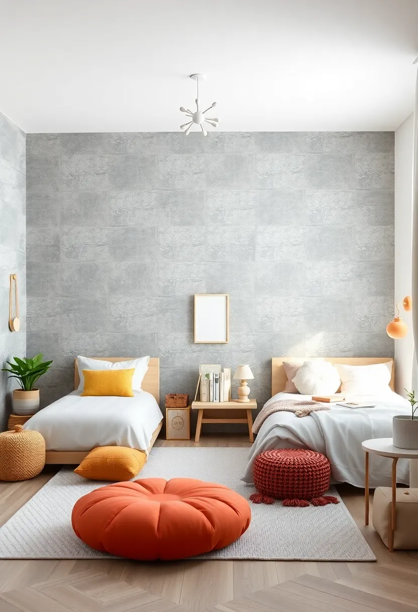 Minimalist Furniture Designs Blending ⁤Functionality with ⁢Playful Shapes in Scandinavian Kid’s Bedrooms