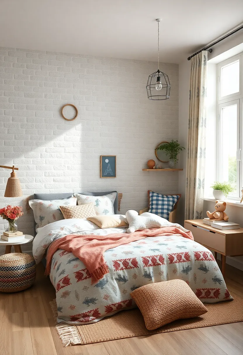 Creative Use of Scandinavian Folk Patterns in Bedding and Cushions Evoking Traditional ‍Charm