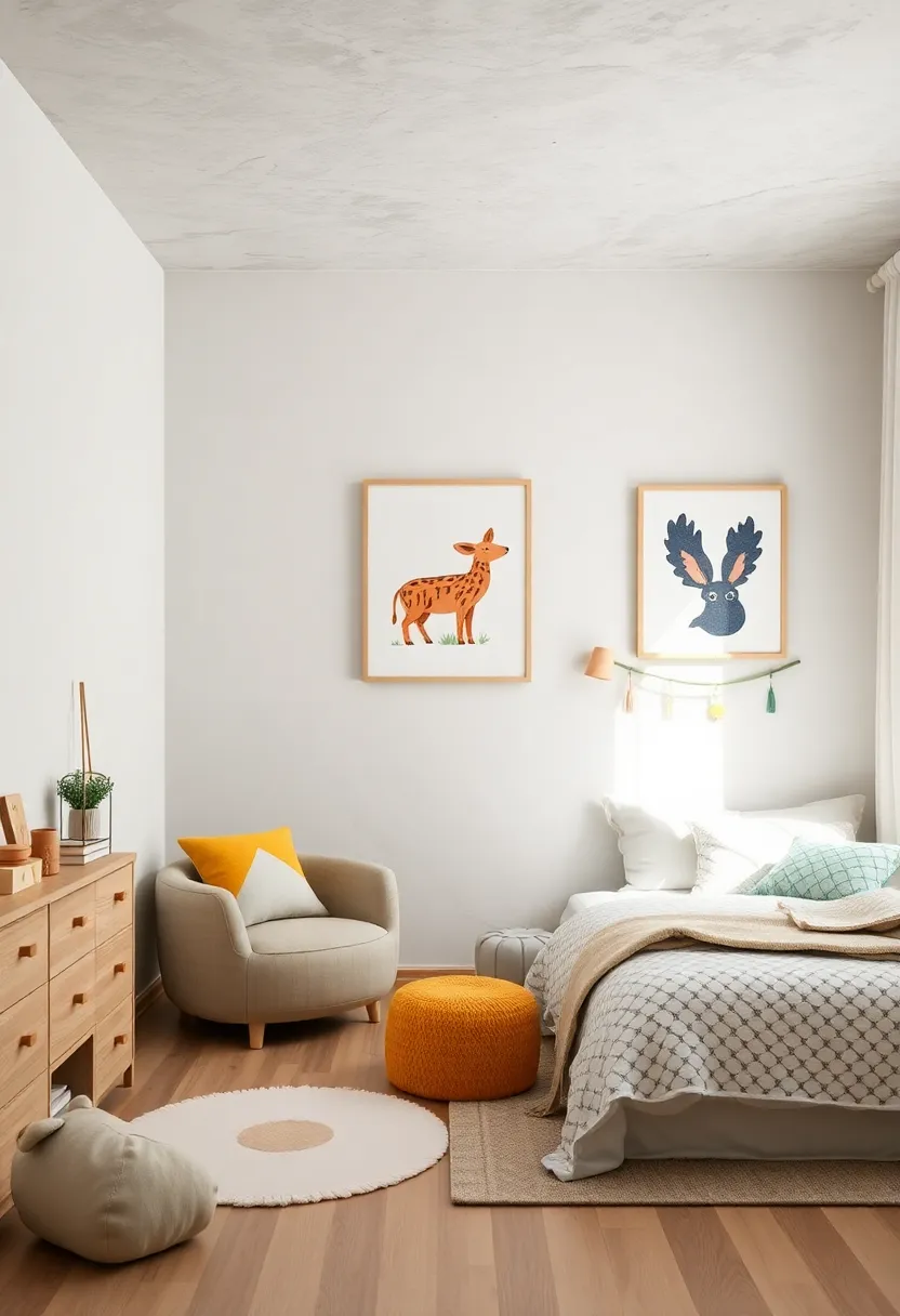 Scandinavian Animal ⁣Motifs Creating ⁤Delightful and Engaging wall⁣ Art for Children’s Rooms