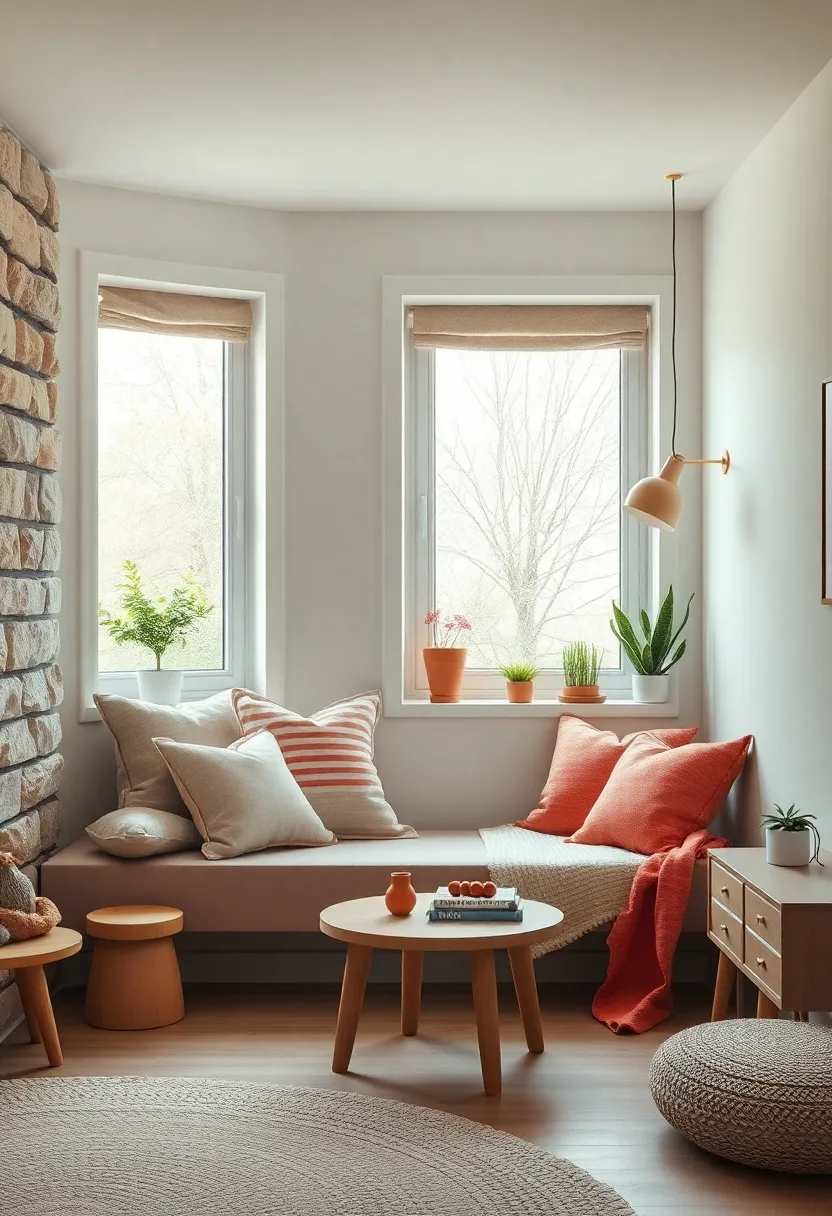 Layered ⁢Window Seats‌ with cozy Cushions Creating Inviting Reading Nooks in Playful Spaces