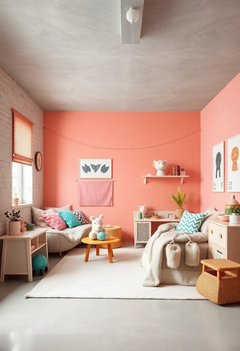 Bright Pastel Color Palettes Merging Playfulness and Serenity ​in Scandinavian Children’s Room Decor