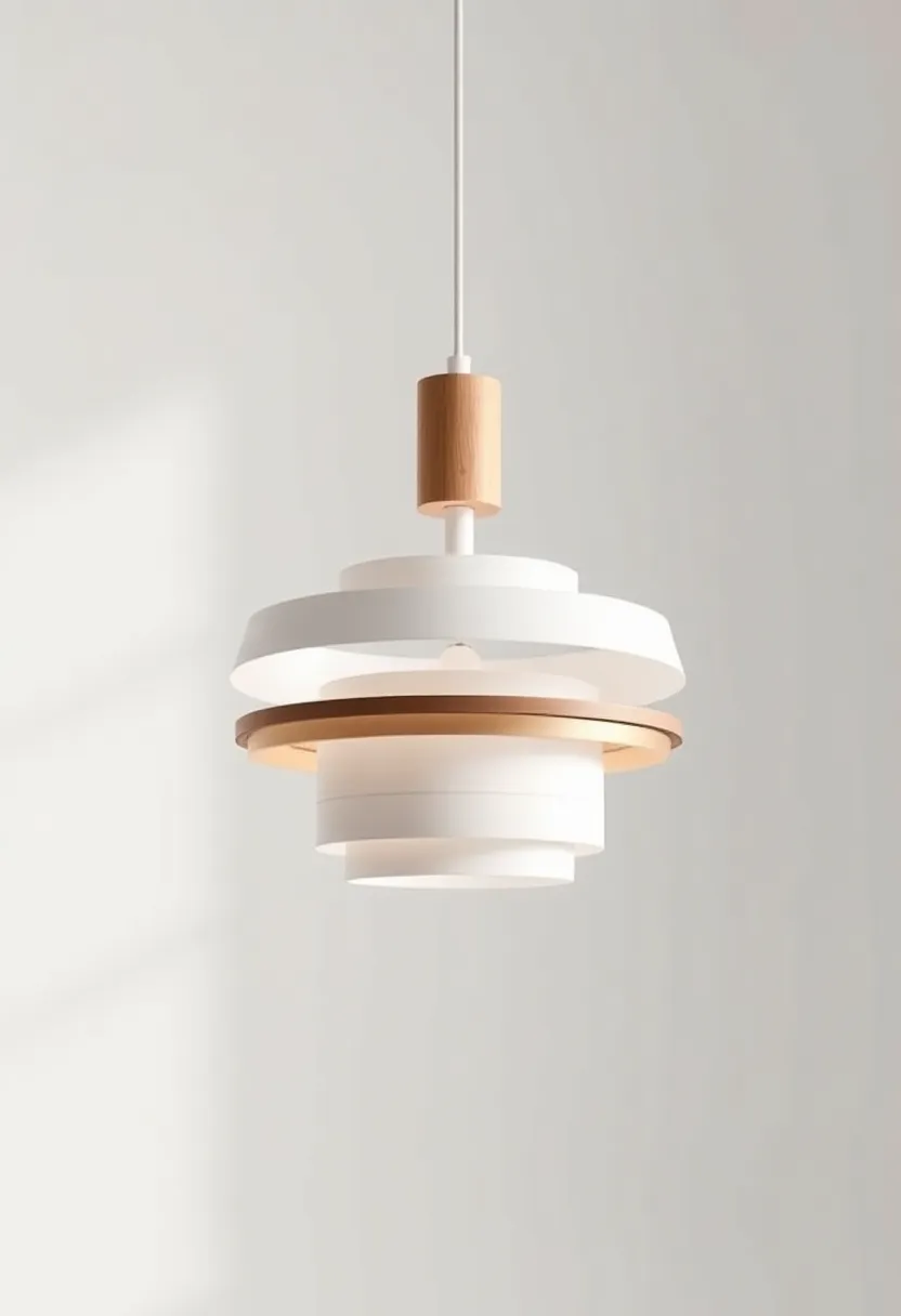 GUBI’s Multi-Lite Pendant: With its timeless aesthetic and two rotary shades, this fixture plays with light and shadows, embodying classic Scandinavian artistry