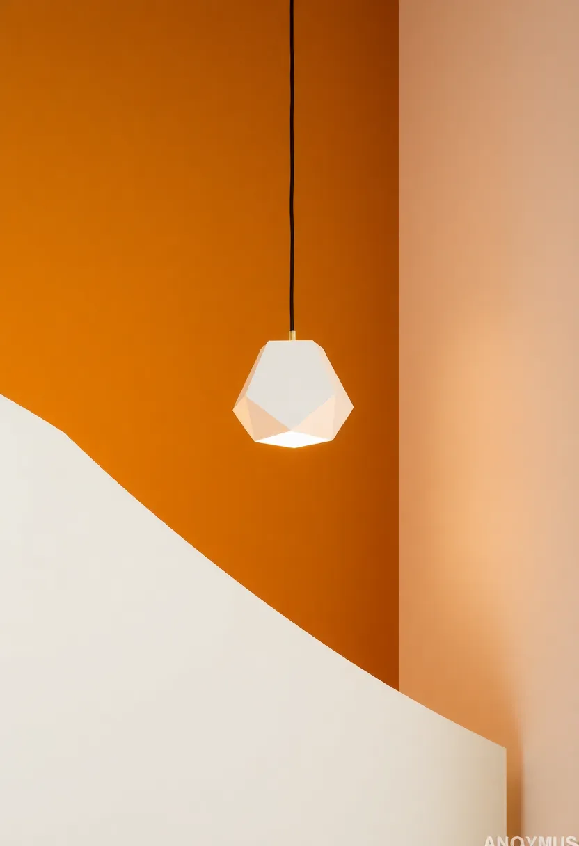 ANONYMOUS’ KIMI Pendant: known for its sculptural appeal, the use of geometric shapes makes this fixture a conversation starter while maintaining a minimalist approach