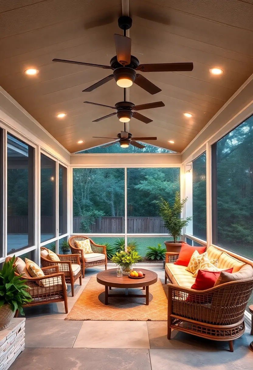 Ceiling Fans with ‍Integrated ⁢Light ​fixtures ⁣for Functional Ambiance