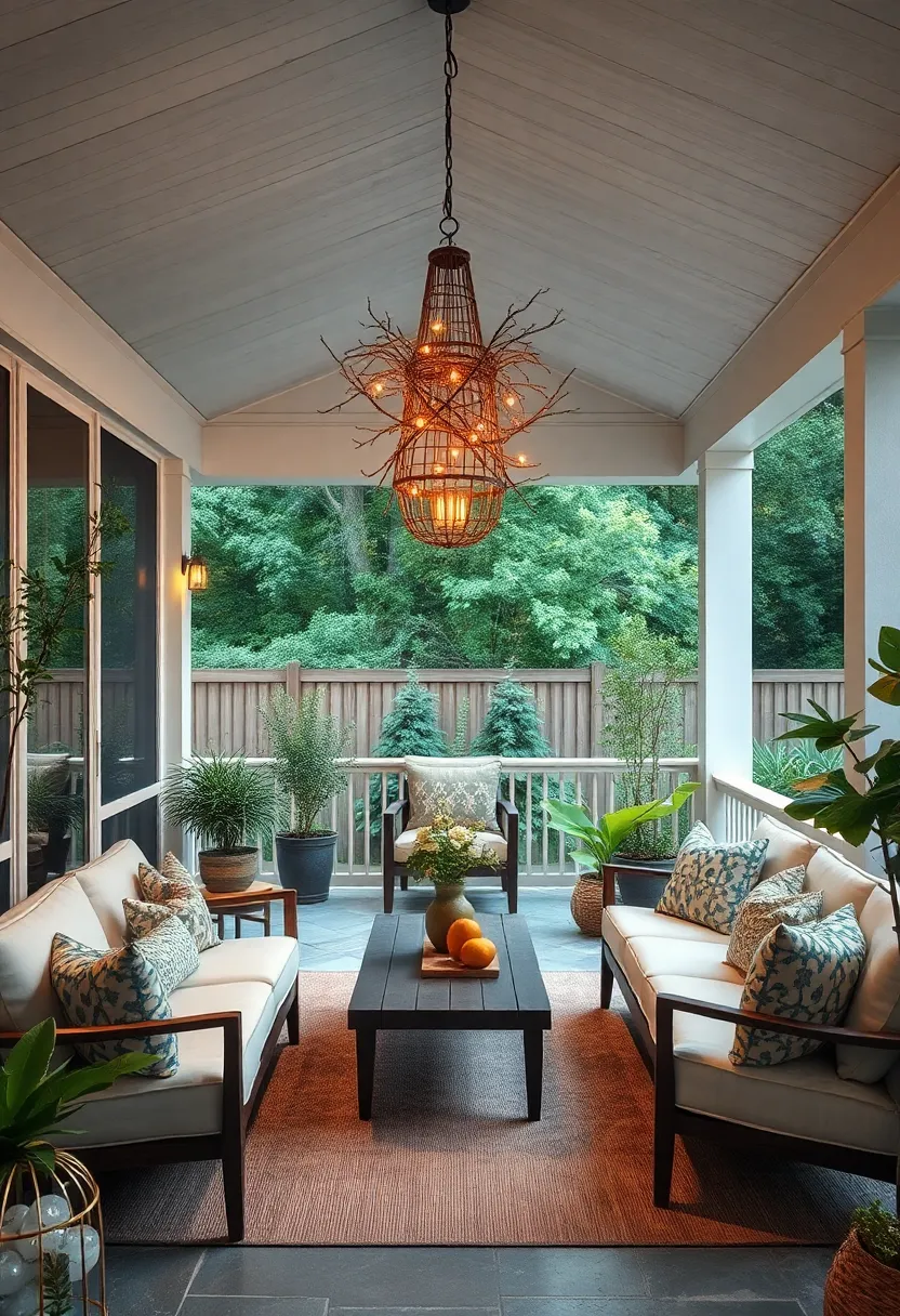 Twig or ‍branch Chandeliers to Blend Natural Elements with Light