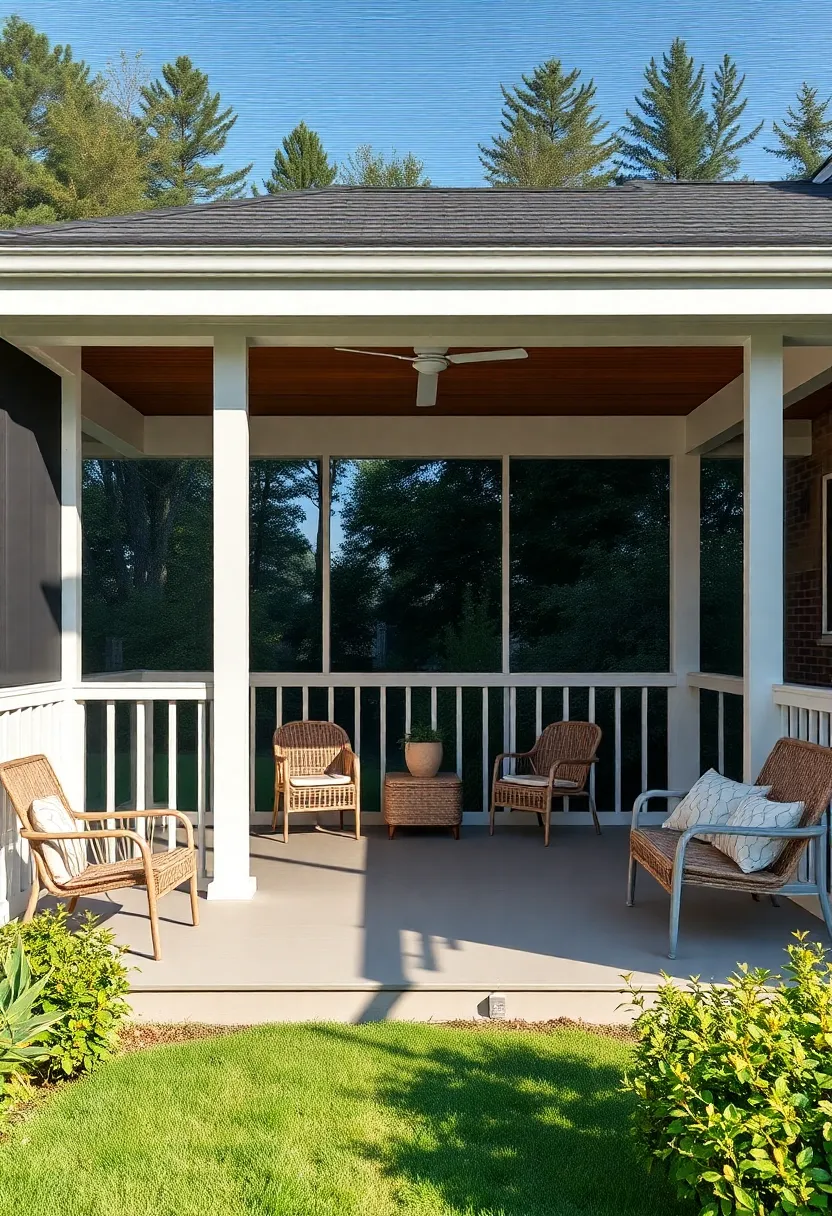 Outdoor Dining Delight: crafting a Dining Area on‍ Your Open-Sided Screened Porch