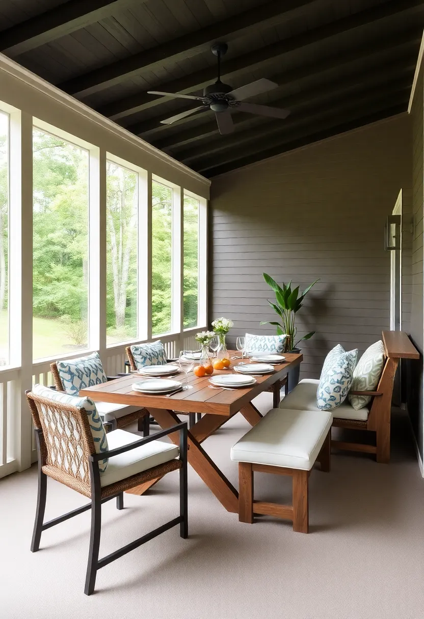 Incorporating Built-In Benches for Comfortable and Stylish Seating