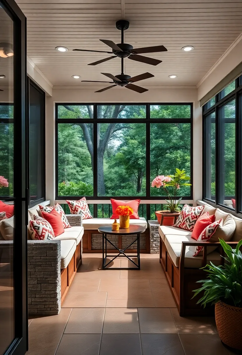 Double-Decker Storage Benches ​for Maximized Seating and‌ Space