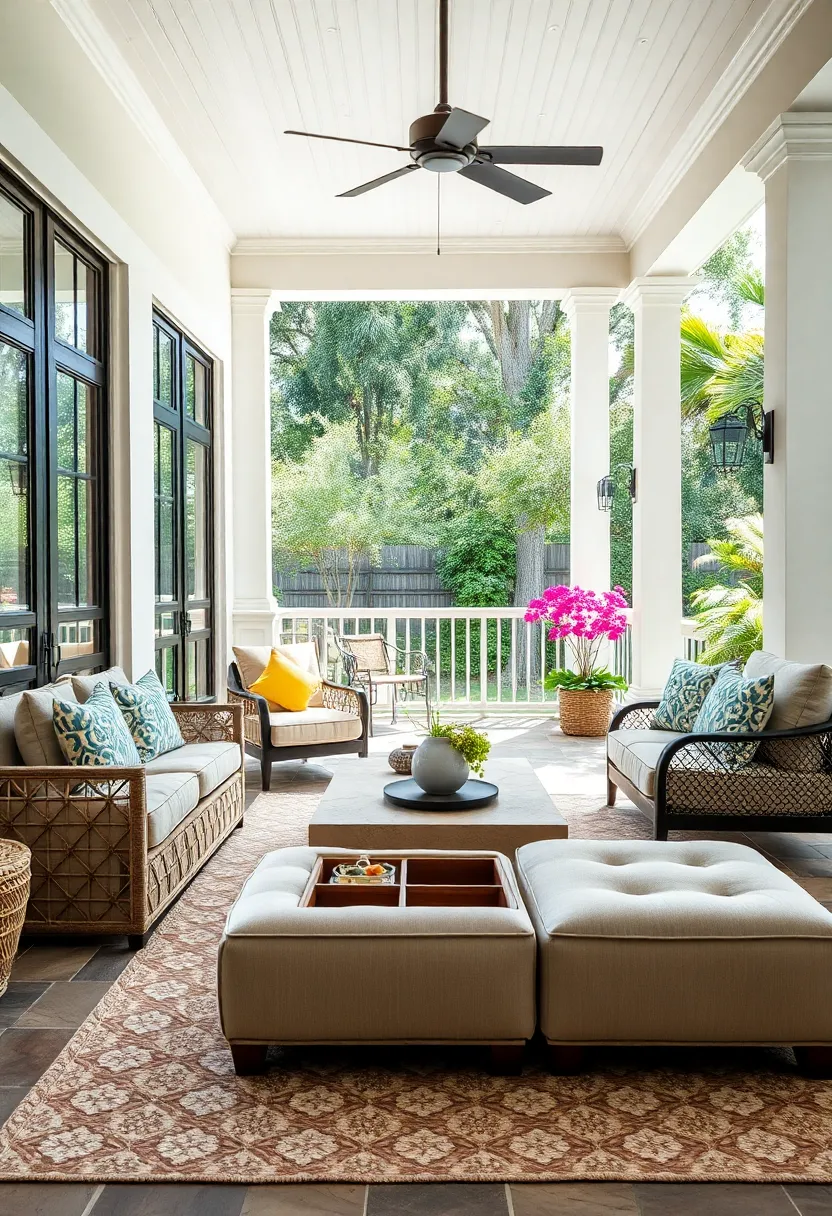 Dual-Purpose‌ Ottoman Coffee Tables with Hidden​ Compartments