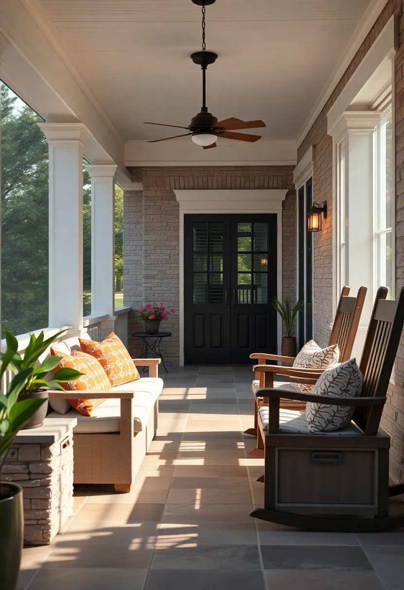 Classic Porch ⁣Rockers with Built-In Storage Boxes