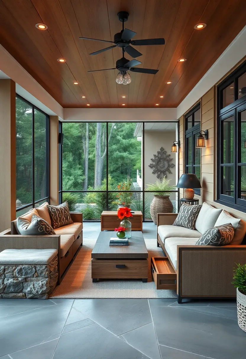 Modular Sectional Sofas Featuring Under-Seat Storage Drawers