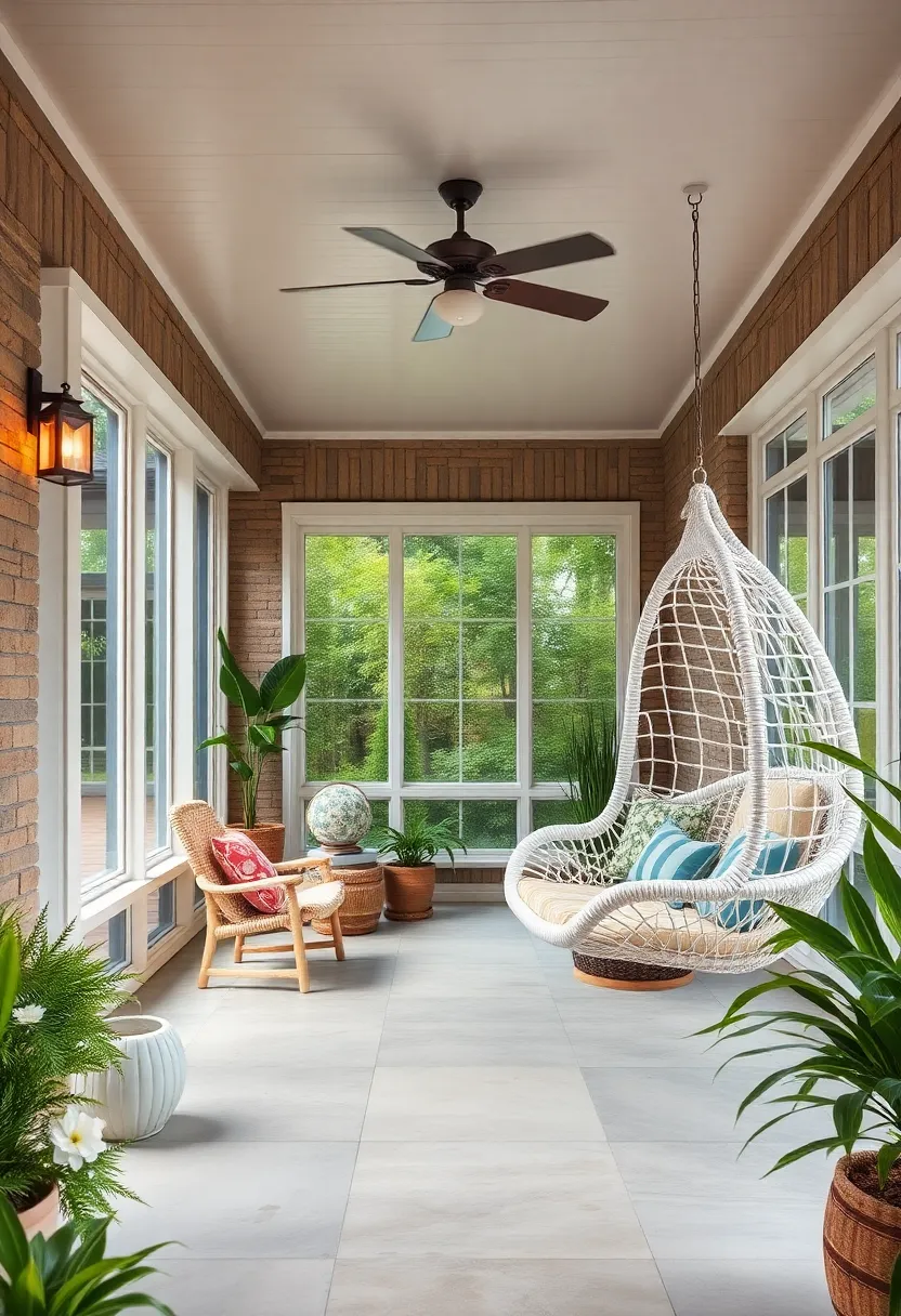 Create a Seaside ⁣Retreat Aesthetic ⁣with a White ‍Woven Swing Chair and Nautical ‌Decor