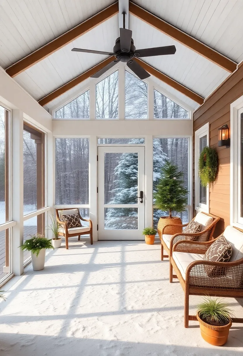 Artful Displays: Showcasing Winter-themed Artwork