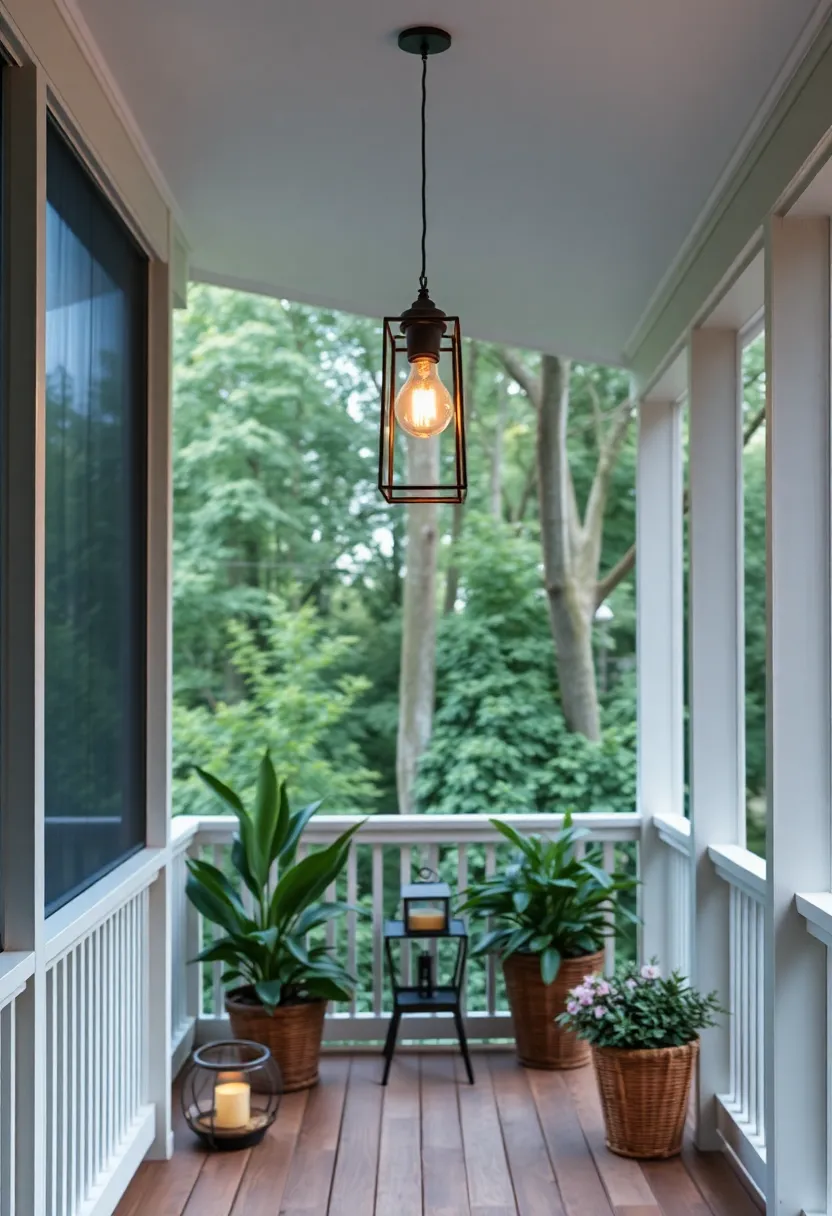 Pairing Pendant​ Lighting with Natural Elements ‌for a Calming ⁤Porch Environment
