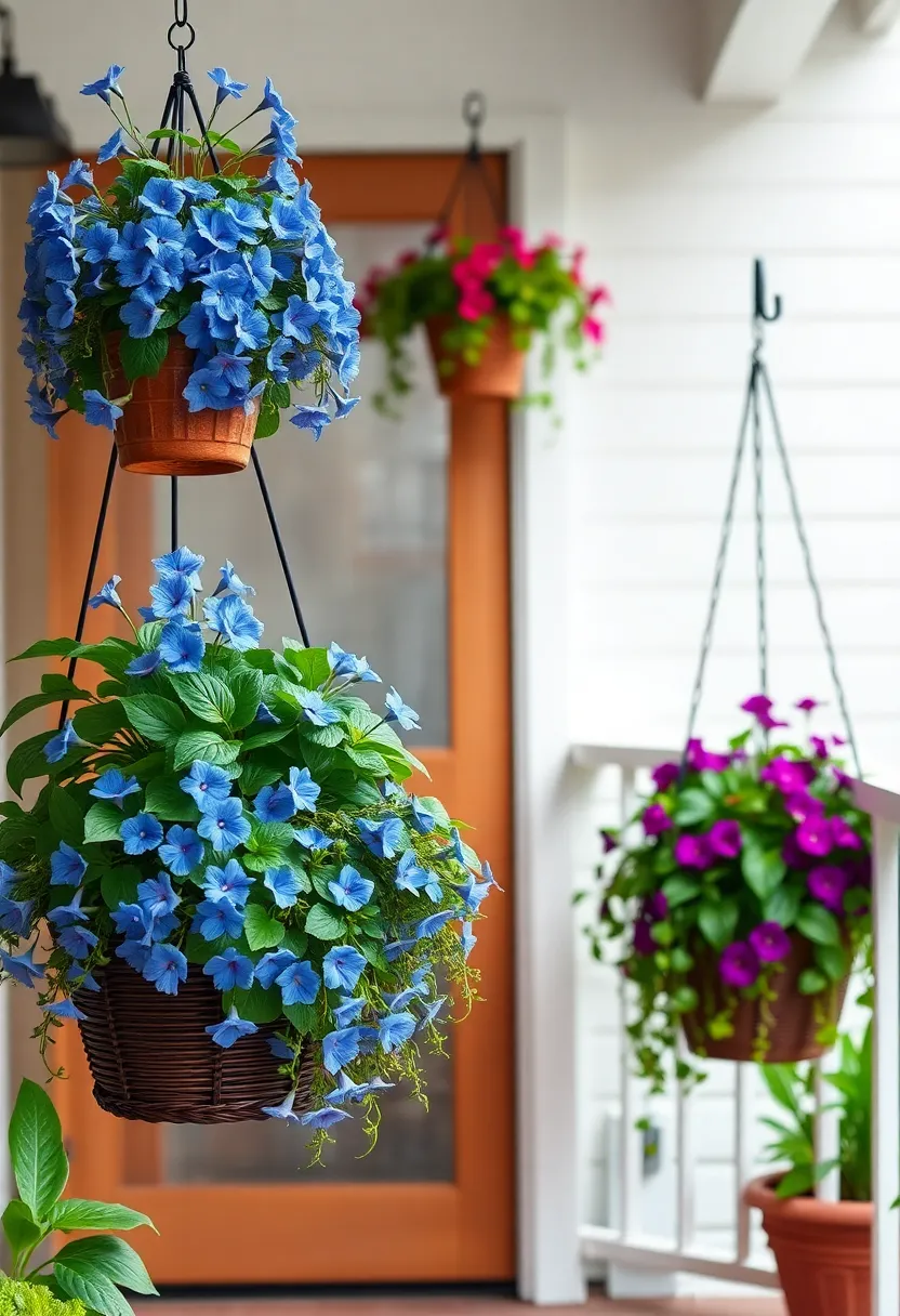 Lobelia: Known for its delicate, cascading blooms, lobelia thrives in cooler conditions and provides a stunning blue hue that complements other flowers beautifully