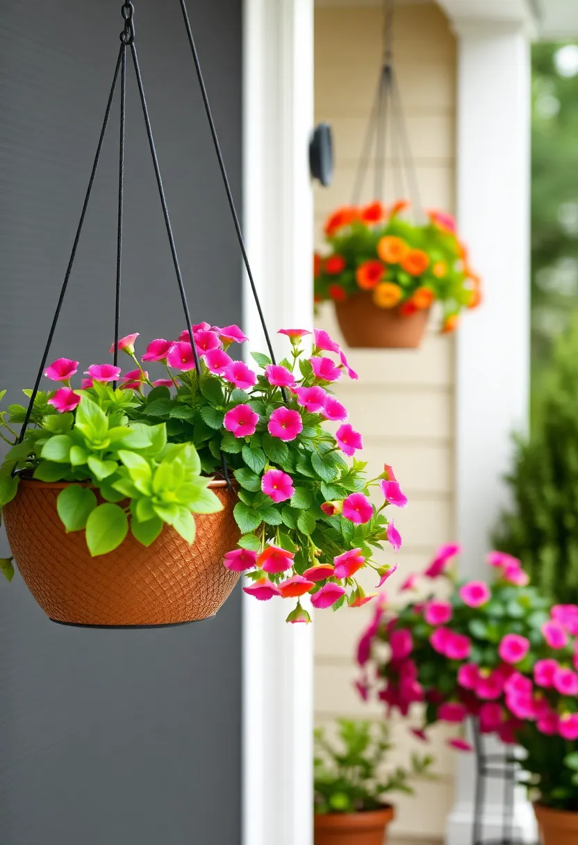 Optical Pink (Calibrachoa): A stunning addition with vibrant pink blossoms, optical pink generates cheerful vibes and requires minimal care while providing robust growth