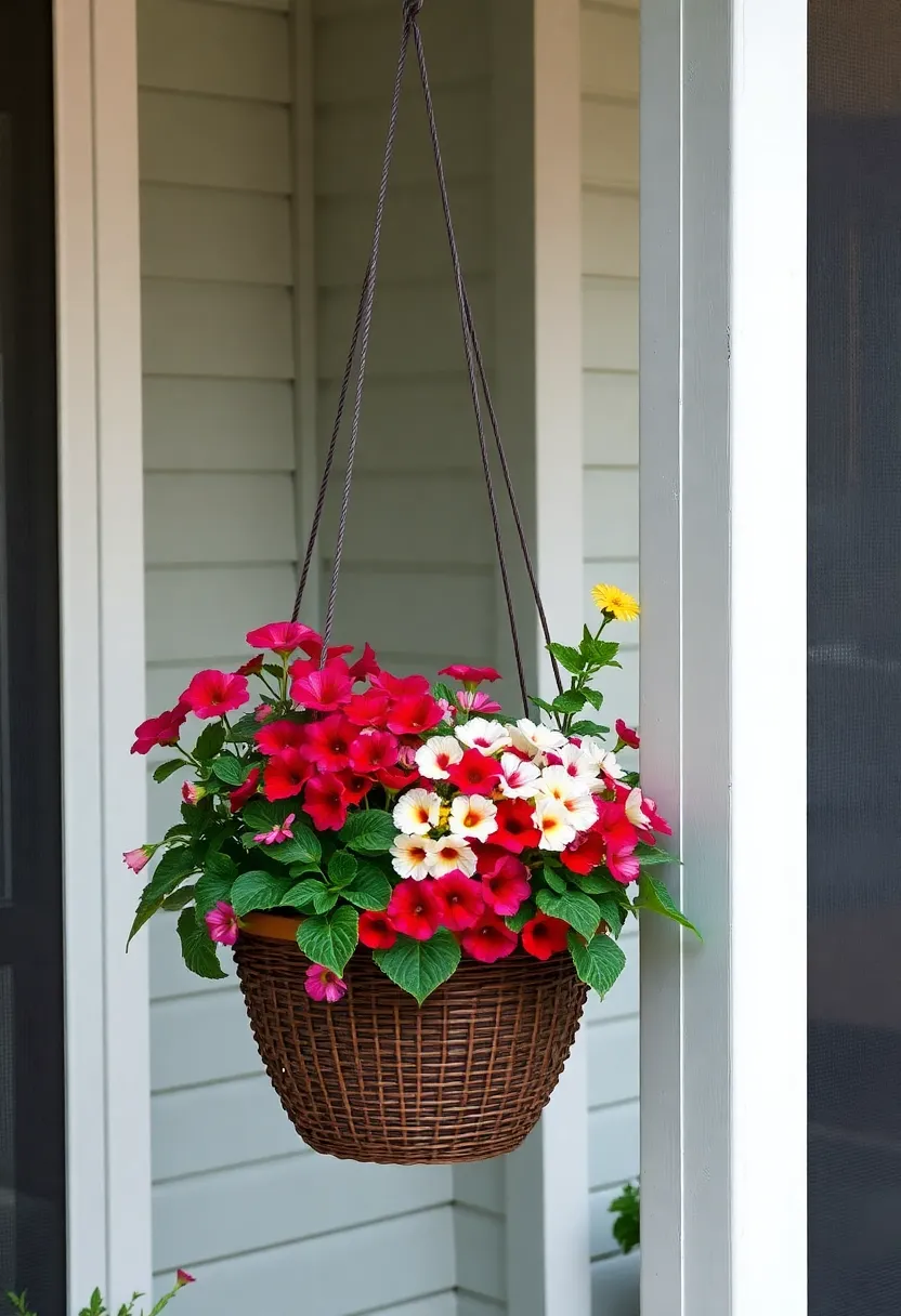 Petunia: These classic favorites come in a multitude of colors and varieties, spreading beautifully in hanging baskets with their darling trumpet-shaped flowers