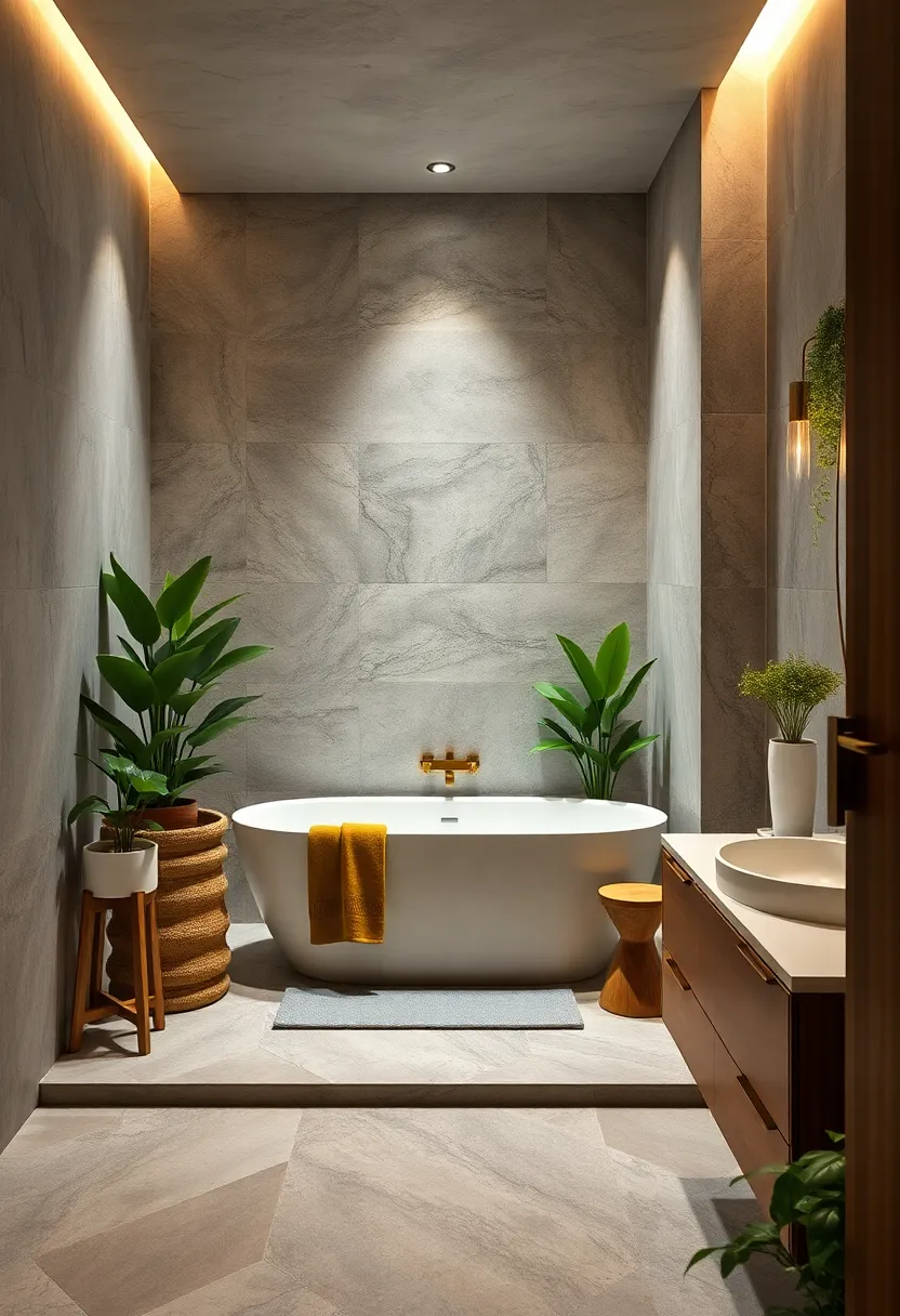 Incorporating Greenery to Bring Life and Freshness to ​Bathrooms with Limited Space and a Tub