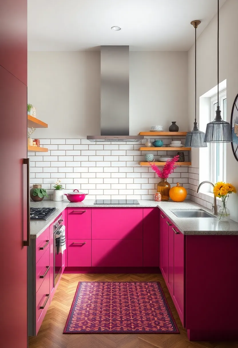 Classic Subway Tiles Laid in Innovative Patterns to Transform Limited Kitchen Backdrops