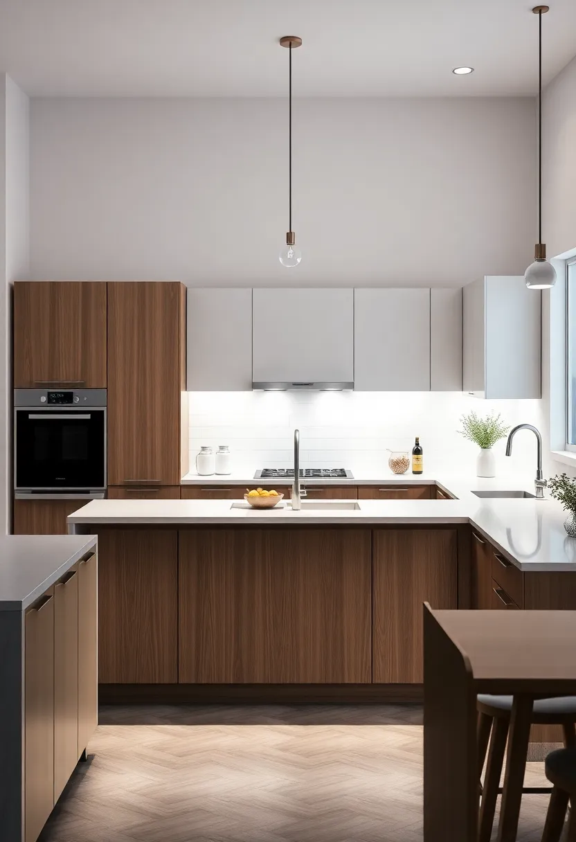 Smart Lighting Solutions: Incorporate under-cabinet lighting around your island to illuminate your workspace and create an inviting atmosphere