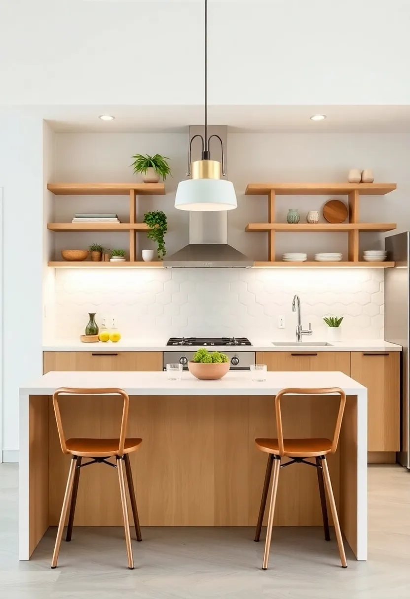 Open Shelving: Flirty Exploits of Kitchen Layouts to Complement Seating Arrangements