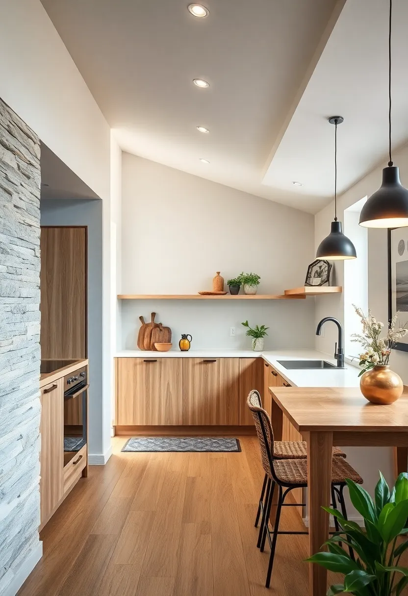 Use light wood ‌finishes to keep‌ the small space feeling⁤ open and ​bright